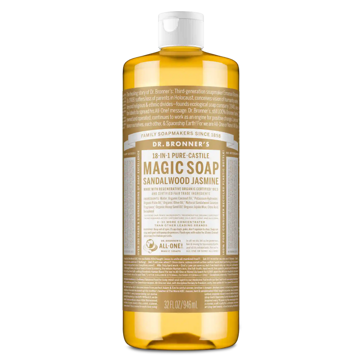 Sandalwood Jasmine - Pure-Castile Magic Soap
