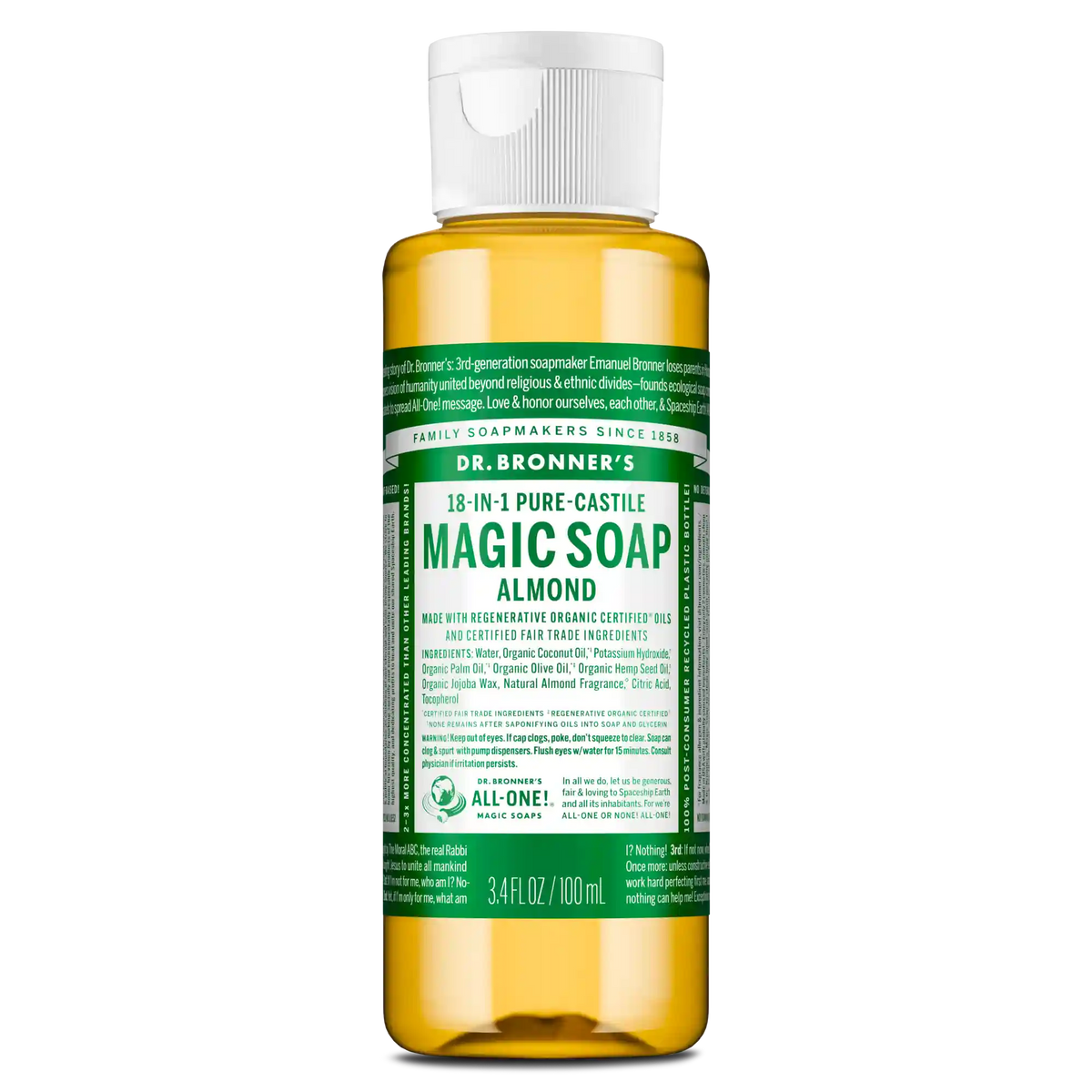 Almond - Pure-Castile Magic Soap