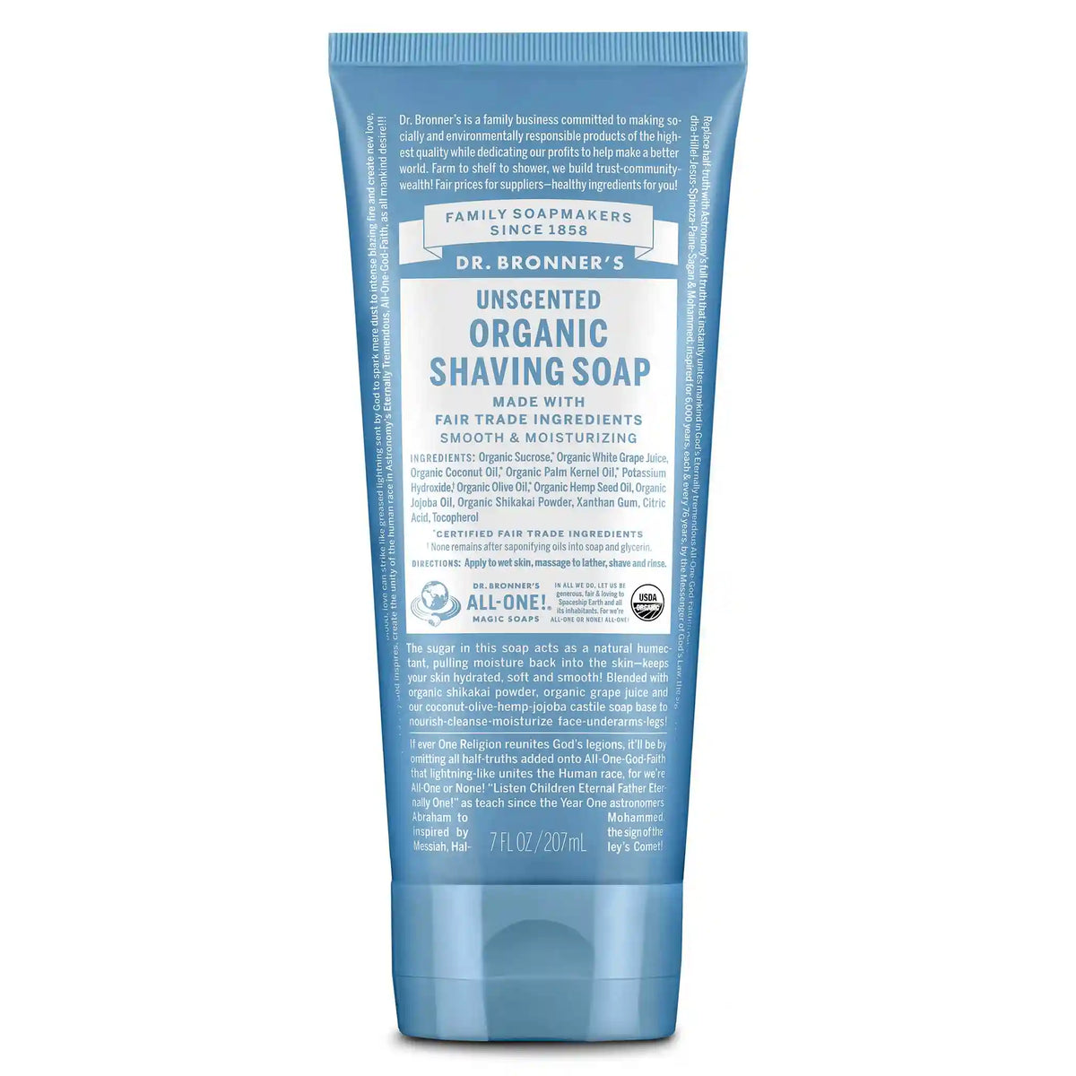Unscented - Organic Shaving Soaps